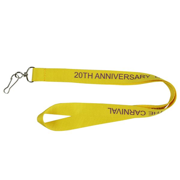 silk-screen printing lanyard logo band fabric lanyard for ID card | EVPL4061